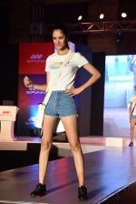 Model endorses footwear in Mumbai on 26th Feb 2015